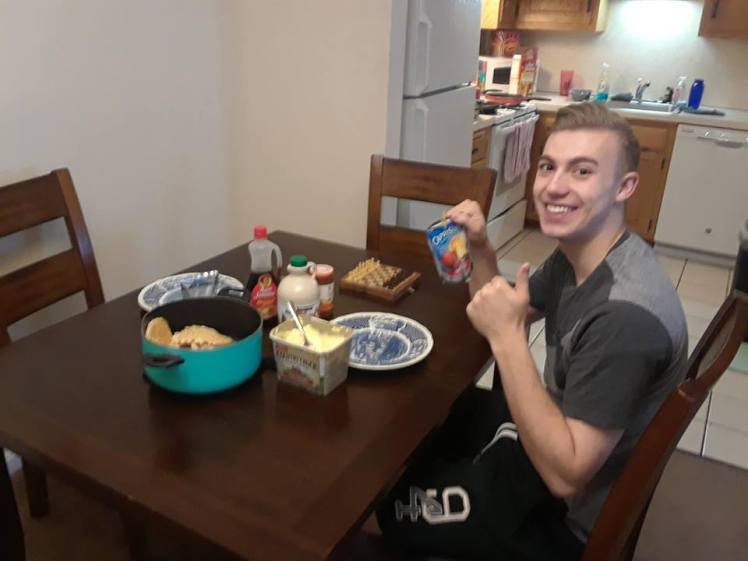 SouthingtonCTElderBensonBirthdayWafflesChess - Copy